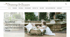 Desktop Screenshot of christeningsandoccasions.co.uk