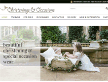 Tablet Screenshot of christeningsandoccasions.co.uk